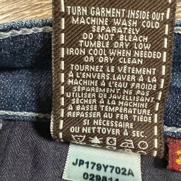 7 For All Mankind Jeans sz26 Blue Medium Wash Roxanne Skinny Y2K - Picture 6 of 9